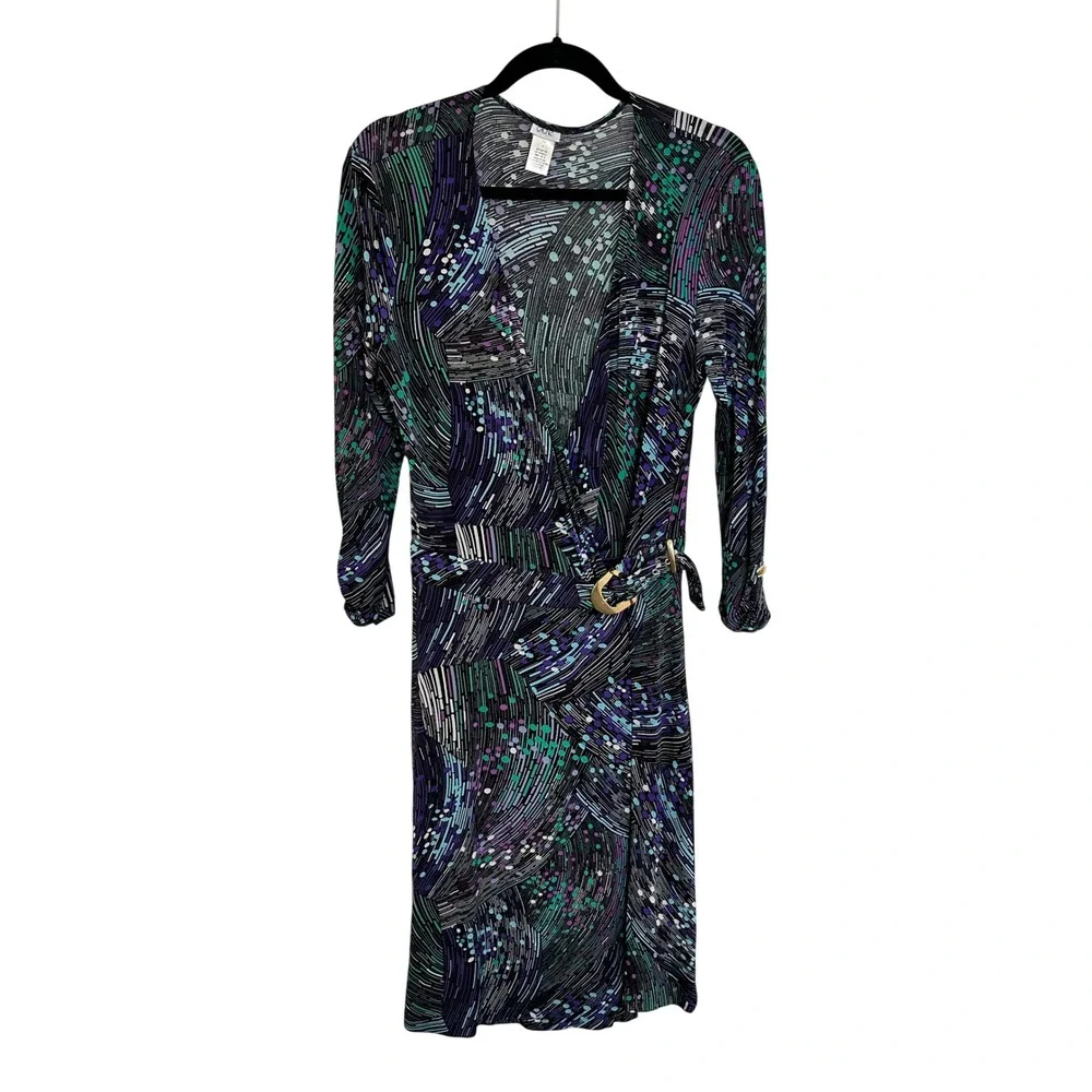 90s wrap dress 1990s Diane Von Furstenberg Leopard Print Silk Jersey Wrap Dress